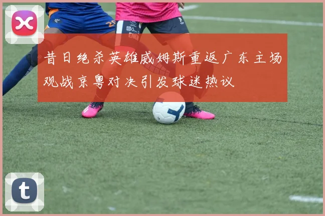 昔日绝杀英雄威姆斯重返广东主场观战京粤对决引发球迷热议